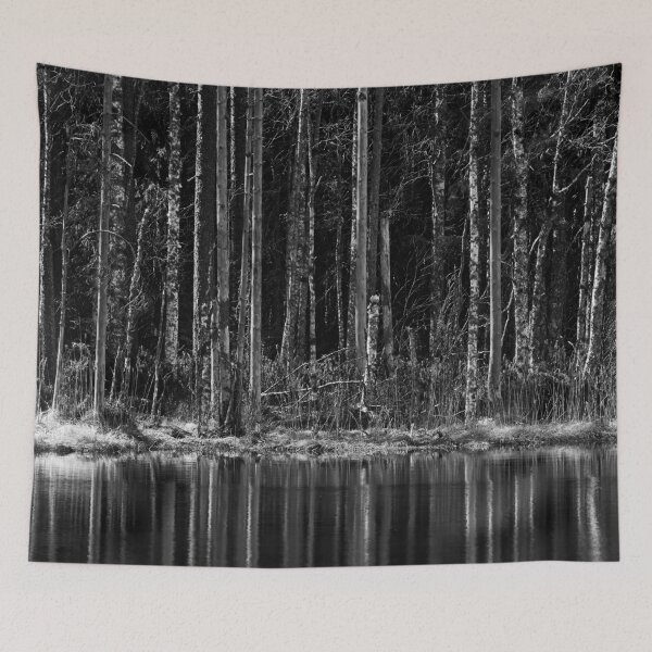 Item preview, Liesilampi. Seitseminen National Park 2026 bw designed and sold by Jouko Lehto Photography.