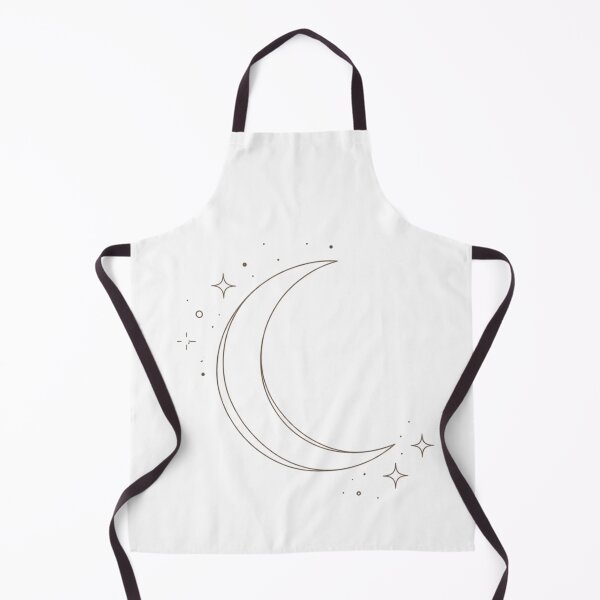 Item preview, Minimalist Crescent Moon & Stars Line Art | Celestial Lunar Illustration | Boho Cosmic Design designed and sold by SirensSageStone.