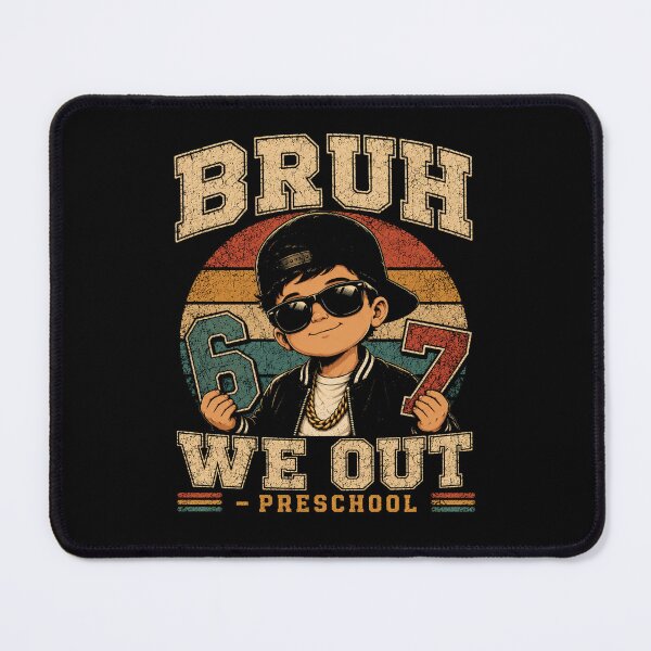 Item preview, Last Day of School Bruh We Out Preschool Graduation 6 7 Meme designed and sold by OndaLifeCo.