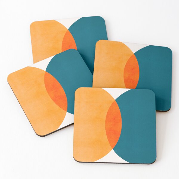 Item preview, Mid Century Eclipse - Abstract Geometric Shapes designed and sold by Enchanted Adventure .