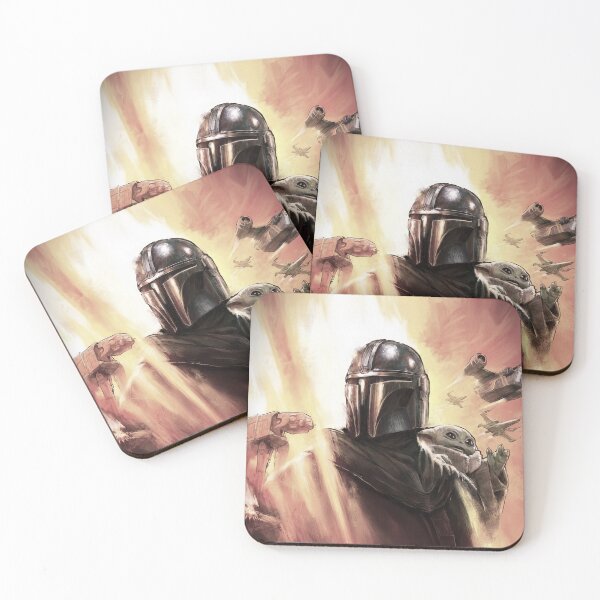 Item preview, This is the Way Space Bounty Hunter and Star Infant Comic Poster designed and sold by KAYAPO.