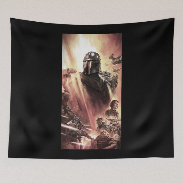 Item preview, This is the Way Space Bounty Hunter and Star Infant Comic Poster designed and sold by KAYAPO.