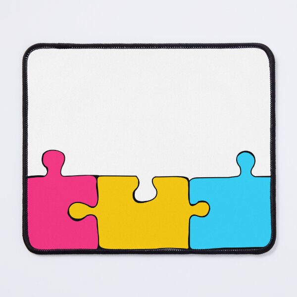 Item preview, Pansexual Puzzle Pieces Pride Flag designed and sold by HarveyHandcraftsandDesigns.
