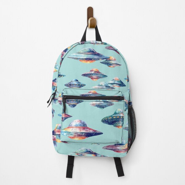 Item preview, Watercolor Retro UFO designed and sold by Lidra Zehcnas.