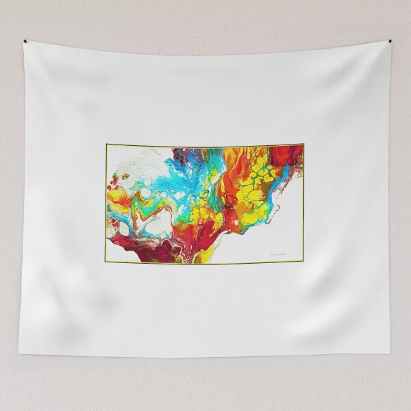 Item preview, Acrylic Painting, Cells and Puddle Abstraction designed and sold by AMacGPhilly.