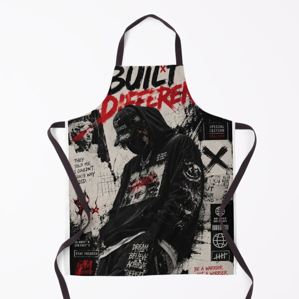 Item preview, Built Different Streetwear Poster | Garrett Graham x Off Campus Inspired Dark Urban Graphic | The Last Unicorn Aesthetic designed and sold by zevorgue.