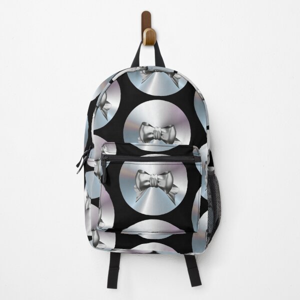 Item preview, Y2K Metallic Chrome Bow | 3D Liquid Silver designed and sold by Rawafi Art Studio.