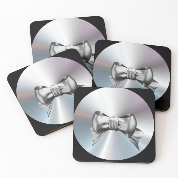 Item preview, Y2K Metallic Chrome Bow | 3D Liquid Silver designed and sold by Rawafi Art Studio.