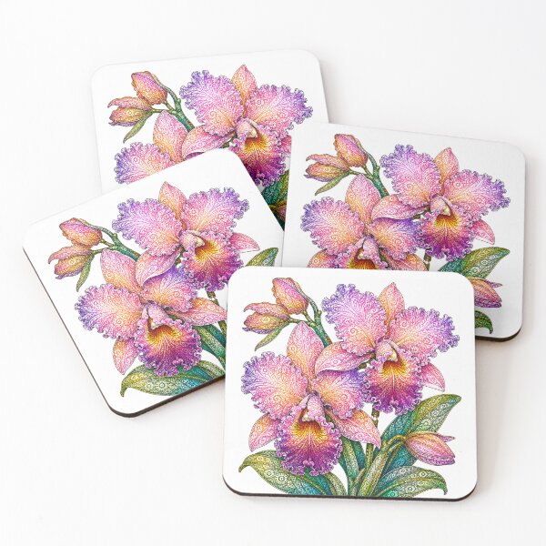 Item preview, Cattleya Orchids designed and sold by PaintedbyCarol.