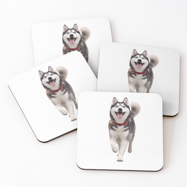 Item preview, Happy Husky Ready to Run – Energetic Dog Lover Design designed and sold by WhatASunShine.