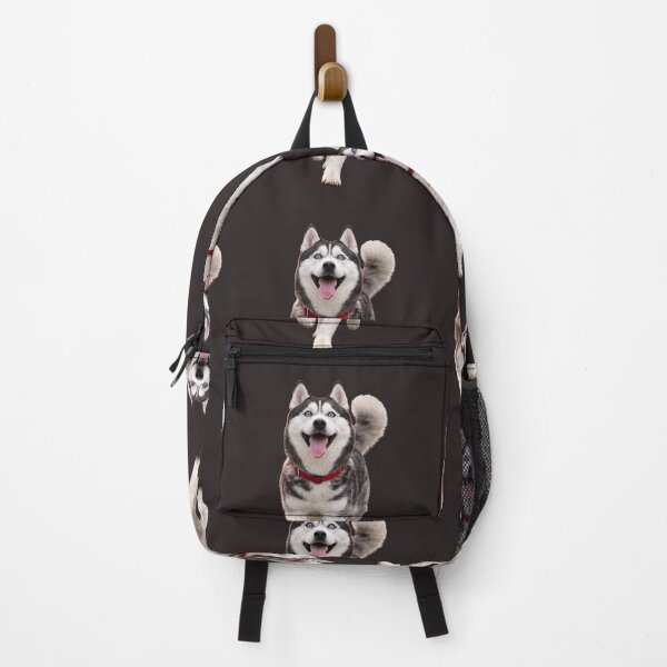 Item preview, Happy Husky Ready to Run – Energetic Dog Lover Design designed and sold by WhatASunShine.