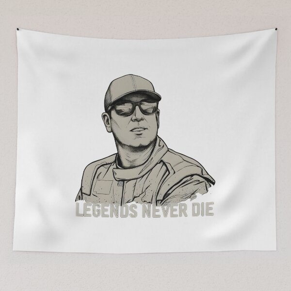 Item preview, Legends Never Die Rowdy Nascar Legend memorial RIP Rowdy designed and sold by CaulfAyiana.