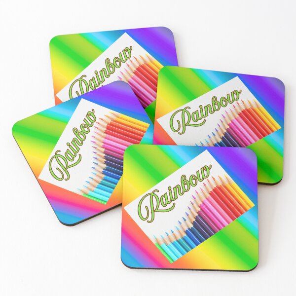Item preview, Rainbow colours with colourful pencils designed and sold by Shree Dharani Trendz.