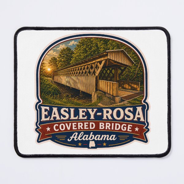 Item preview, Easley-Rosa Covered Bridge sticker designed and sold by gotucoveredart.