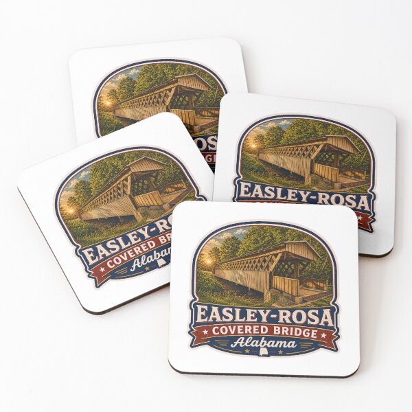 Item preview, Easley-Rosa Covered Bridge sticker designed and sold by gotucoveredart.