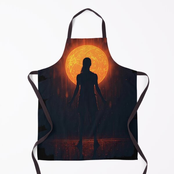Item preview, Basketball Player silhouette standing tall with glowing hoop behind white text-Own The Court 10 designed and sold by Neon G.