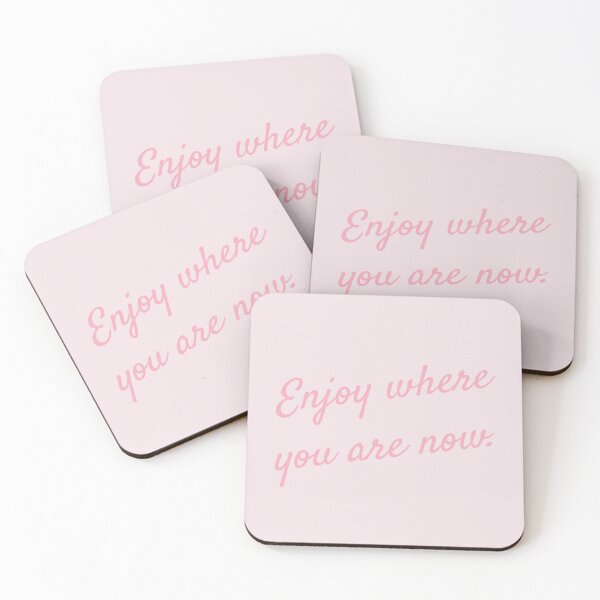 Item preview, Copy of Enjoy Where You Are Now Handwritten Quote designed and sold by Islabonita..