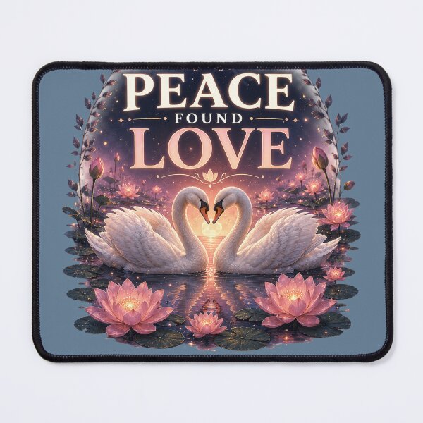 Item preview, Peace Found Love, Dreamy Romantic Healing Aesthetic Design designed and sold by JagrDesigns.