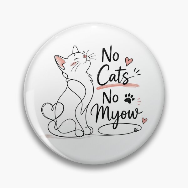 Item preview, No Cats No Myow | Purple Reggae-Inspired Cool designed and sold by Newthingzy.