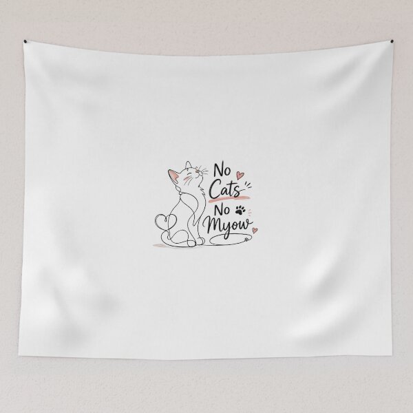 Item preview, No Cats No Myow | Purple Reggae-Inspired Cool designed and sold by Newthingzy.