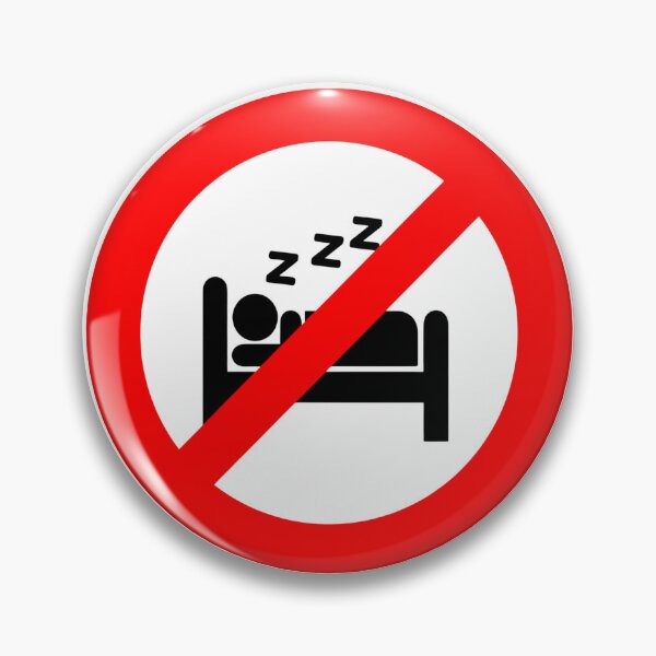 Item preview, No sleeping allowed zzz designed and sold by NF Designs Studio DTF.