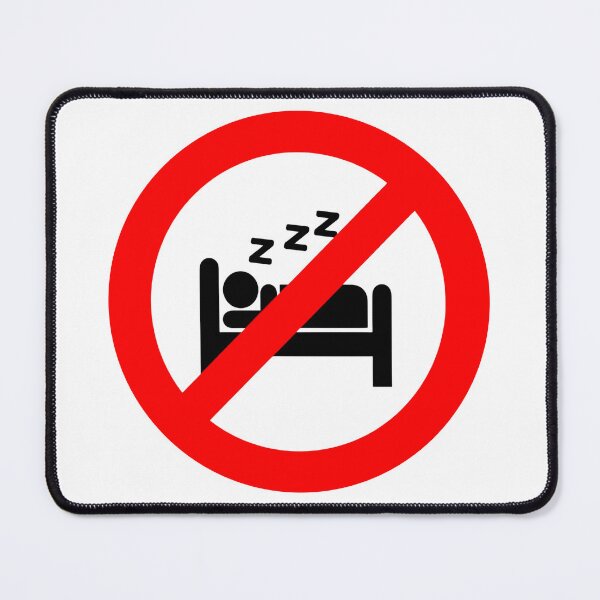 Item preview, No sleeping allowed zzz designed and sold by NF Designs Studio DTF.