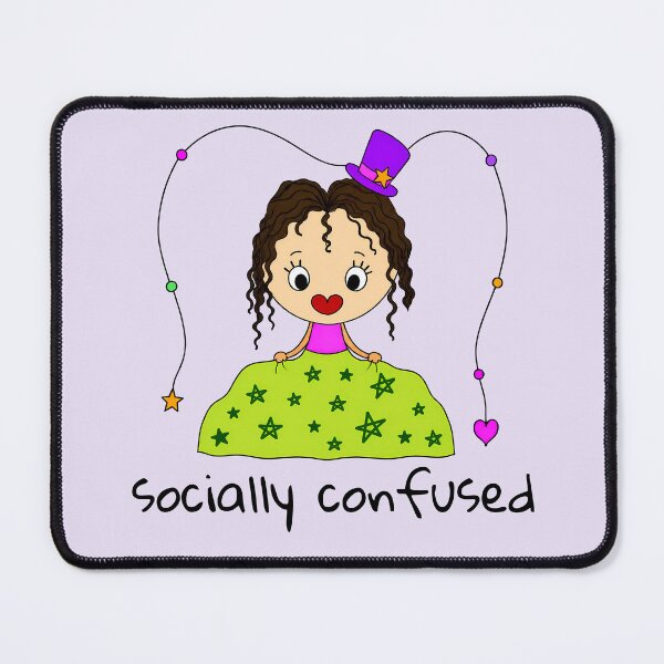 Item preview, Socially Confused designed and sold by SoftBeing.