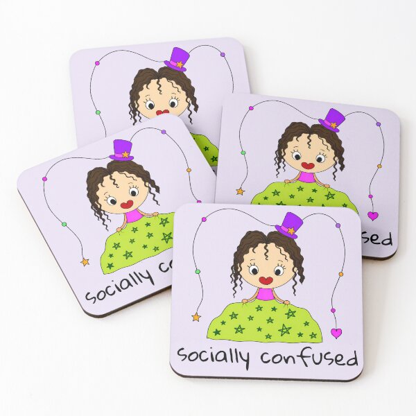 Item preview, Socially Confused designed and sold by SoftBeing.