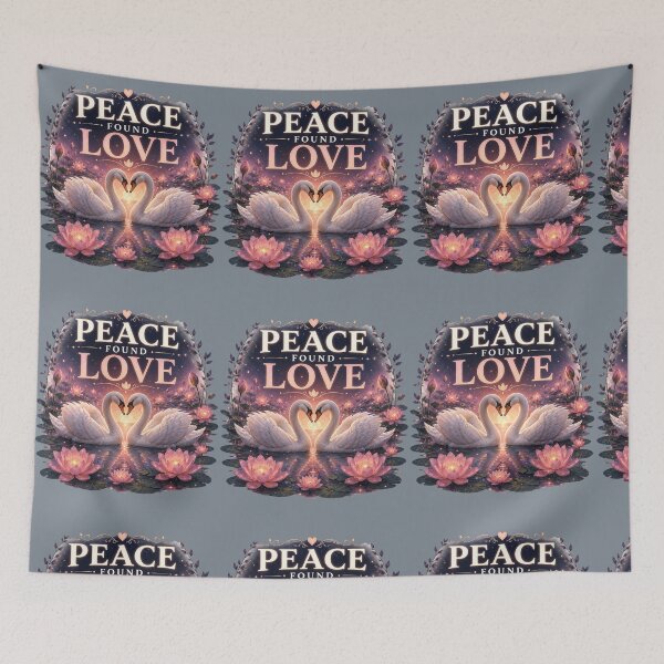 Item preview, Peace Found Love, Dreamy Romantic Healing Aesthetic Design designed and sold by JagrDesigns.