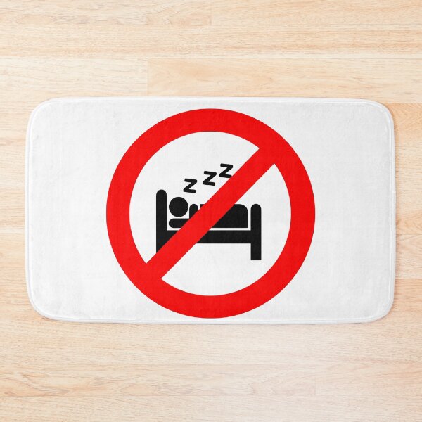 Item preview, No sleeping allowed zzz designed and sold by NF Designs Studio DTF.