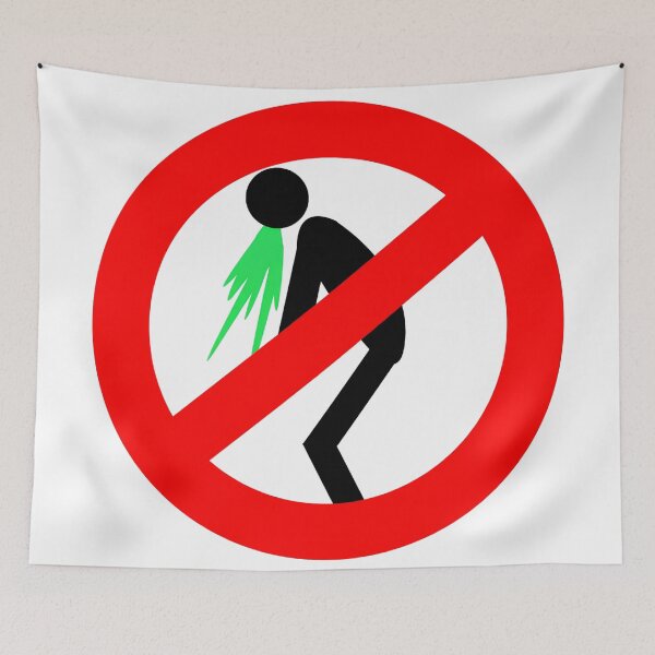 Item preview, Vomiting is prohibited designed and sold by NF Designs Studio DTF.