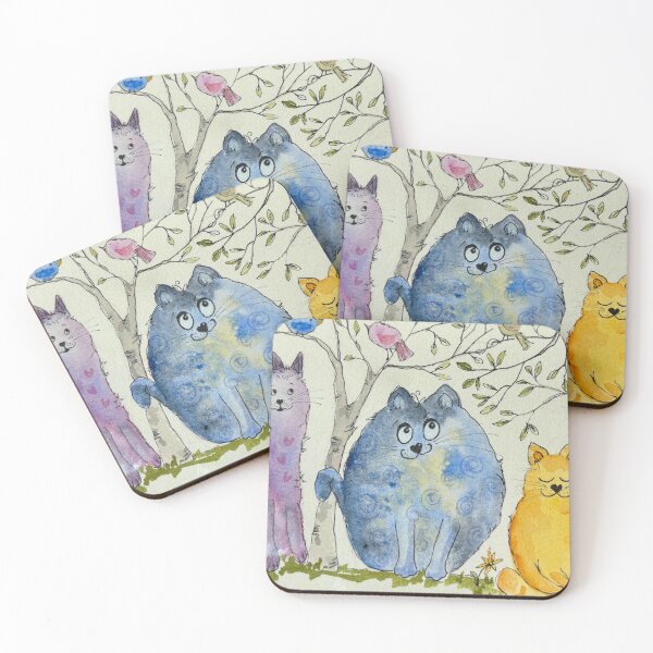 Item preview, Cats on parade designed and sold by PaintyCreator.
