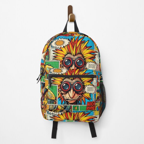 Item preview, Pop Art Graphic Comic Portrait Night Riders Colorful Festival designed and sold by G-M-Designs.