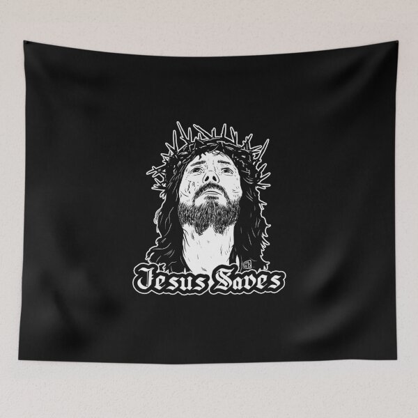 Item preview, Jesus Saves designed and sold by blacksnowcomics.