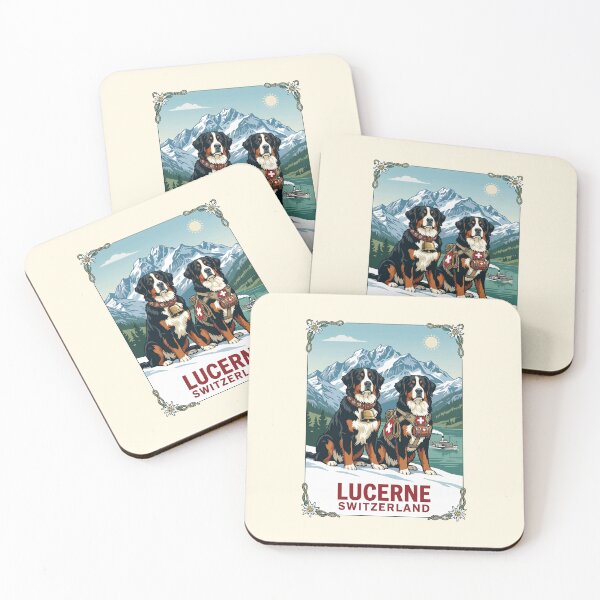 Item preview, Bernese Mountain Dogs Lucerne Switzerland Travel   designed and sold by TeeARTHY.