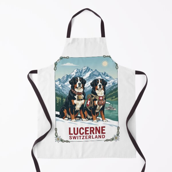 Item preview, Bernese Mountain Dogs Lucerne Switzerland Travel   designed and sold by TeeARTHY.