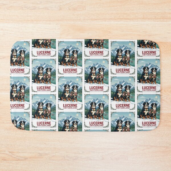 Item preview, Bernese Mountain Dogs Lucerne Switzerland Travel   designed and sold by TeeARTHY.