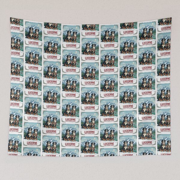 Item preview, Bernese Mountain Dogs Lucerne Switzerland Travel   designed and sold by TeeARTHY.