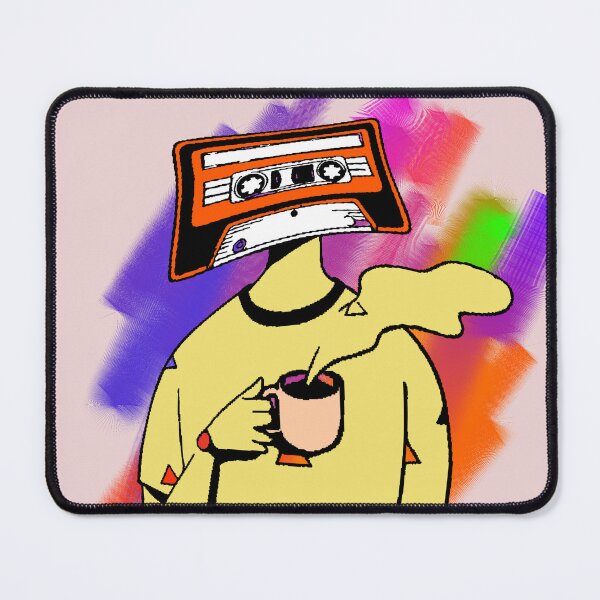 Item preview, Cassette Head Retro Coffee 80s Aesthetic designed and sold by AstronautMerch.