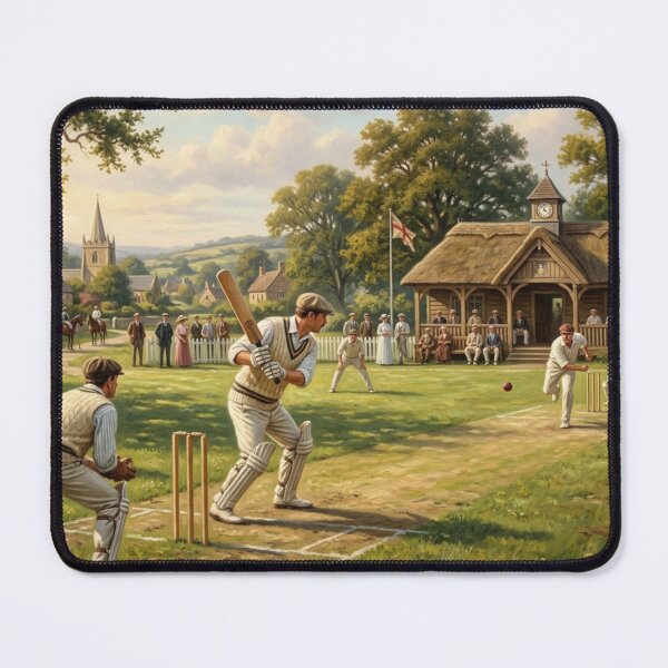 Item preview, Vintage Cricket Match designed and sold by Manochitram.