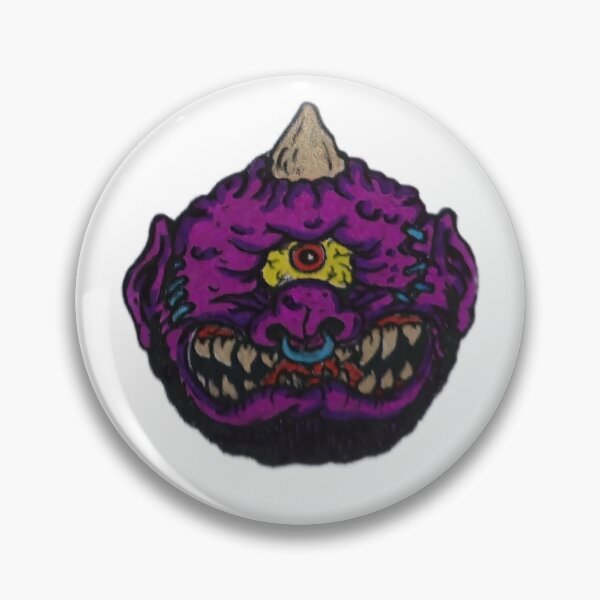 Item preview, Hand drawn Horn Head Madball designed and sold by ToysAndInk.