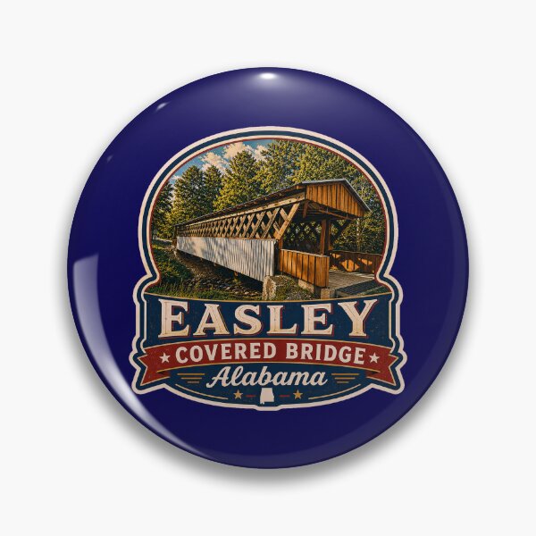 Item preview, Easley Covered Bridge sticker designed and sold by gotucoveredart.