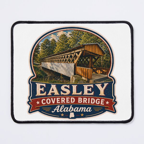 Item preview, Easley Covered Bridge sticker designed and sold by gotucoveredart.