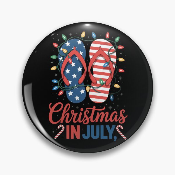 Item preview, Christmas in July Flip-Flops designed and sold by jkrphoto.