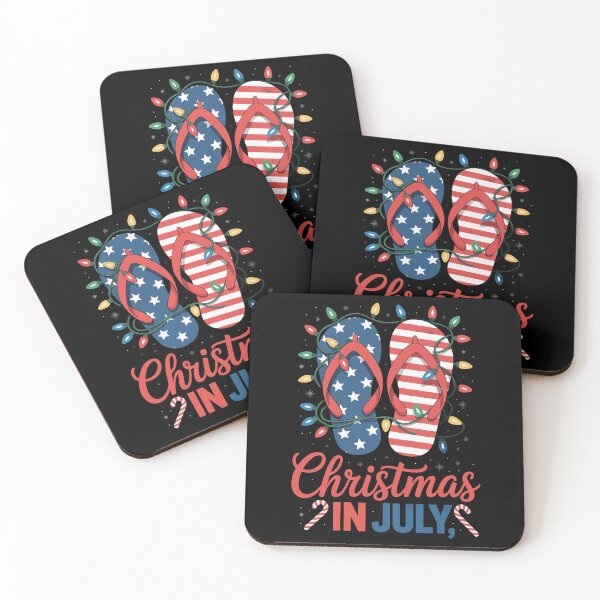 Item preview, Christmas in July Flip-Flops designed and sold by jkrphoto.