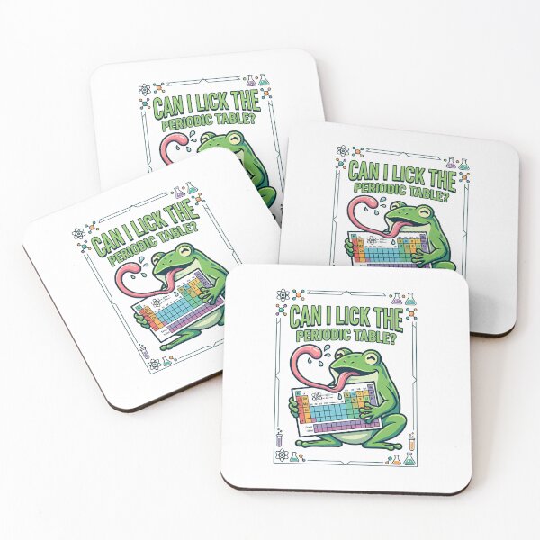 Item preview, Funny Frog Licking Periodic Table Science designed and sold by TeeARTHY.