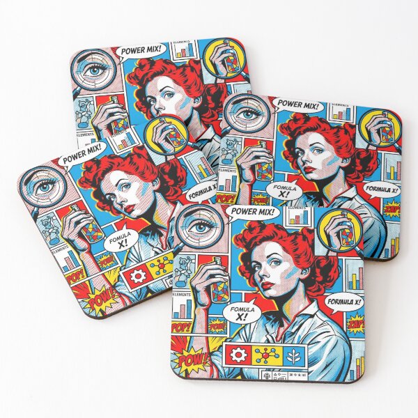 Item preview, Pop Art Graphic Women Portrait Promo Colorful Festival designed and sold by G-M-Designs.