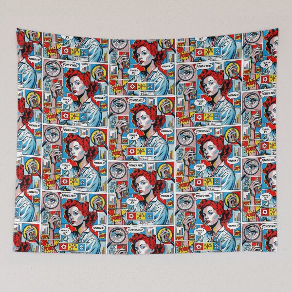 Item preview, Pop Art Graphic Women Portrait Promo Colorful Festival designed and sold by G-M-Designs.