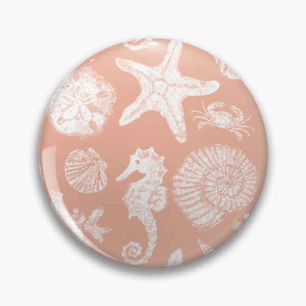 Item preview, Vintage White Washed Sea Life in Terracotta  designed and sold by PD-Coastal.