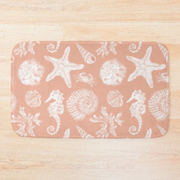 Item preview, Vintage White Washed Sea Life in Terracotta  designed and sold by PD-Coastal.